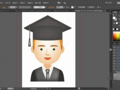 矢量绘图软件Ai如何绘制博士卡通形象 Ai如何呈现博士的表情和装扮