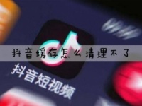 抖音缓存怎么清理不了 抖音提现记录可以删除吗