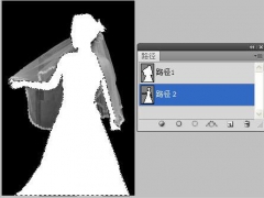 PS蒙版抠复杂背景头发教程 PS半透明婚纱用蒙版怎么抠