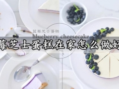 蓝莓芝士蛋糕在家怎么做好吃 免烤箱好吃美味的蓝莓芝士蛋糕做法分享