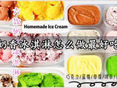 奶香冰淇淋怎么做最好吃 夏季必备的冰淇淋做法分享