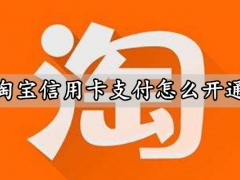 淘宝信用卡支付怎么开通