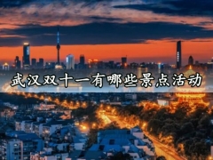 武汉双十一有哪些景点活动 出门旅游应该注意什么