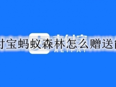 支付宝蚂蚁森林怎么赠送能量 支付宝蚂蚁森林送好友能力的步骤方法