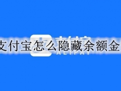 支付宝怎么隐藏余额金额 支付宝余额隐藏的设置方法