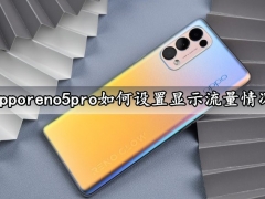 opporeno5pro如何设置显示流量情况 一键查看流量消耗情况方法