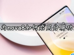 华为nova8如何启用分屏功能 一键开启手机应用分屏功能方法