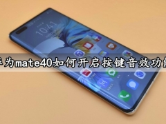 华为mate40如何开启按键音效功能 一键设置启用打字音效方法