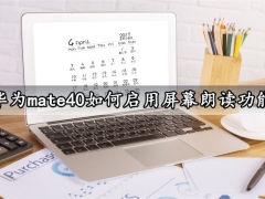 华为mate40如何启用屏幕朗读功能 快速设置开启屏幕朗读功能方法