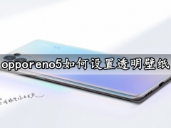 opporeno5如何设置透明壁纸 轻松打造超个性的手机壁纸