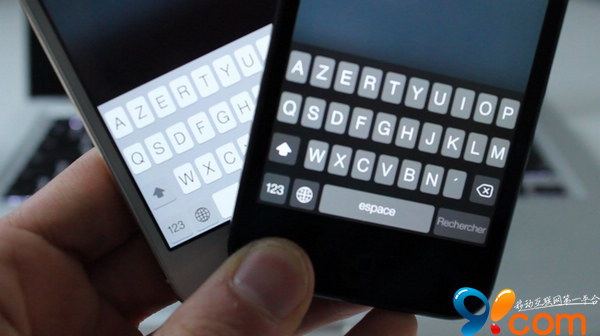 iOS7黑色键盘更配你的黑色iPhone