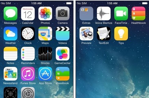 全球独家曝光? 疑似苹果iOS8界面被公布