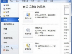 如何在Word2010文档中启用随拼写检查语法