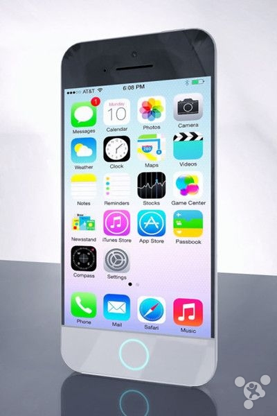 苹果新概念 iPhone手机华丽的美背
