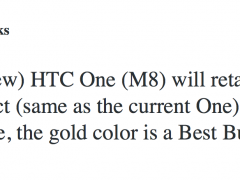 HTC新旗舰M8售价曝光 折合约为3735元