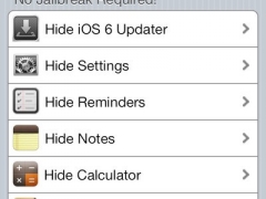 iPhone手机不越狱状态隐藏应用程序图标方法