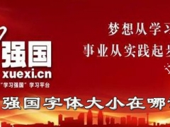 学习强国字体太小看不清怎么办 学习强国怎么调大字体