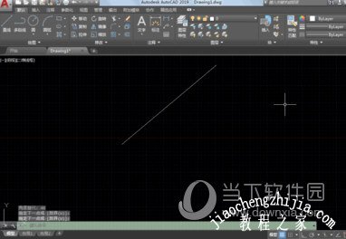 Autocad2019如何画固定长度角度