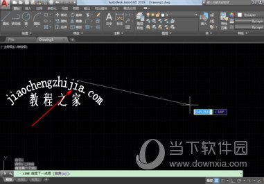 Autocad2019如何画固定长度角度