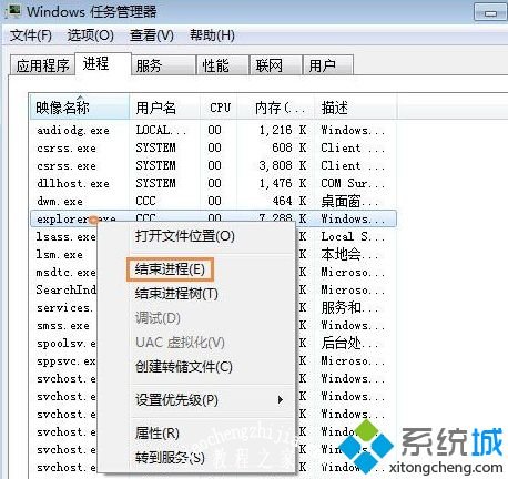 win7桌面不能点击怎么办_win7桌面卡死不能点击的解决方法