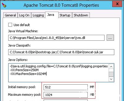 Tomcat服务器配置内存和perm的操作方法