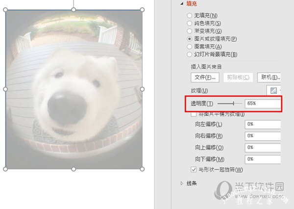 PPT2016设置图片透明度