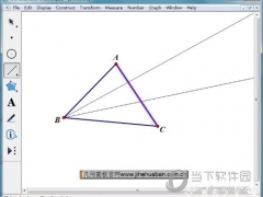 几何画板怎么画摩莱三角形 绘制方法介绍