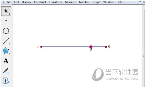 几何画板如何在两线段上画点使比相等