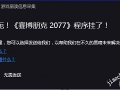 赛博朋克2077程序挂了游戏报错解决办法