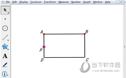 几何画板如何让点在相邻两条线段上运动